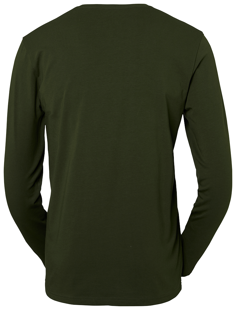 Långärmad T-shirt stretch Oliv 54