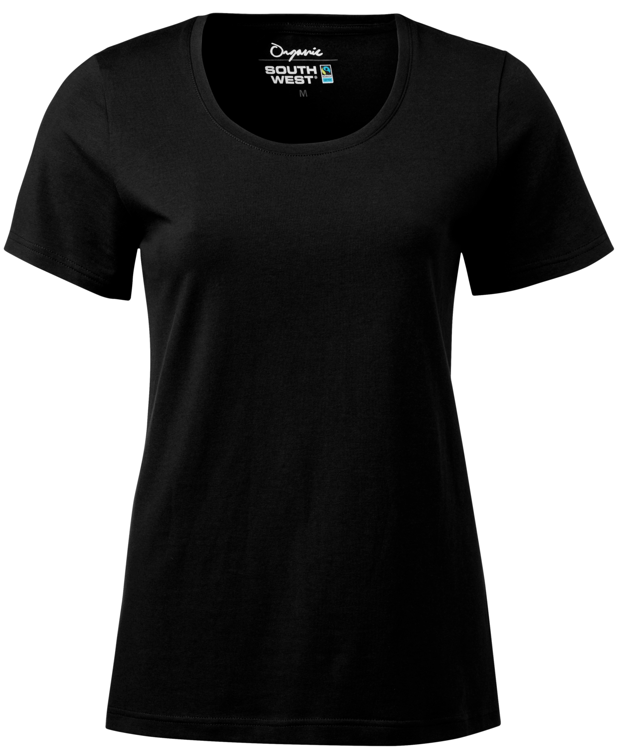 T-Shirt Stretch O-Neck DAM Svart 42