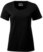 T-Shirt Stretch O-Neck DAM Svart 42
