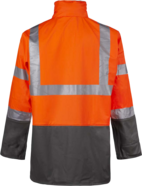 Advarsel Regnjakke EN ISO 20471 Klasse 2 Oransje 54