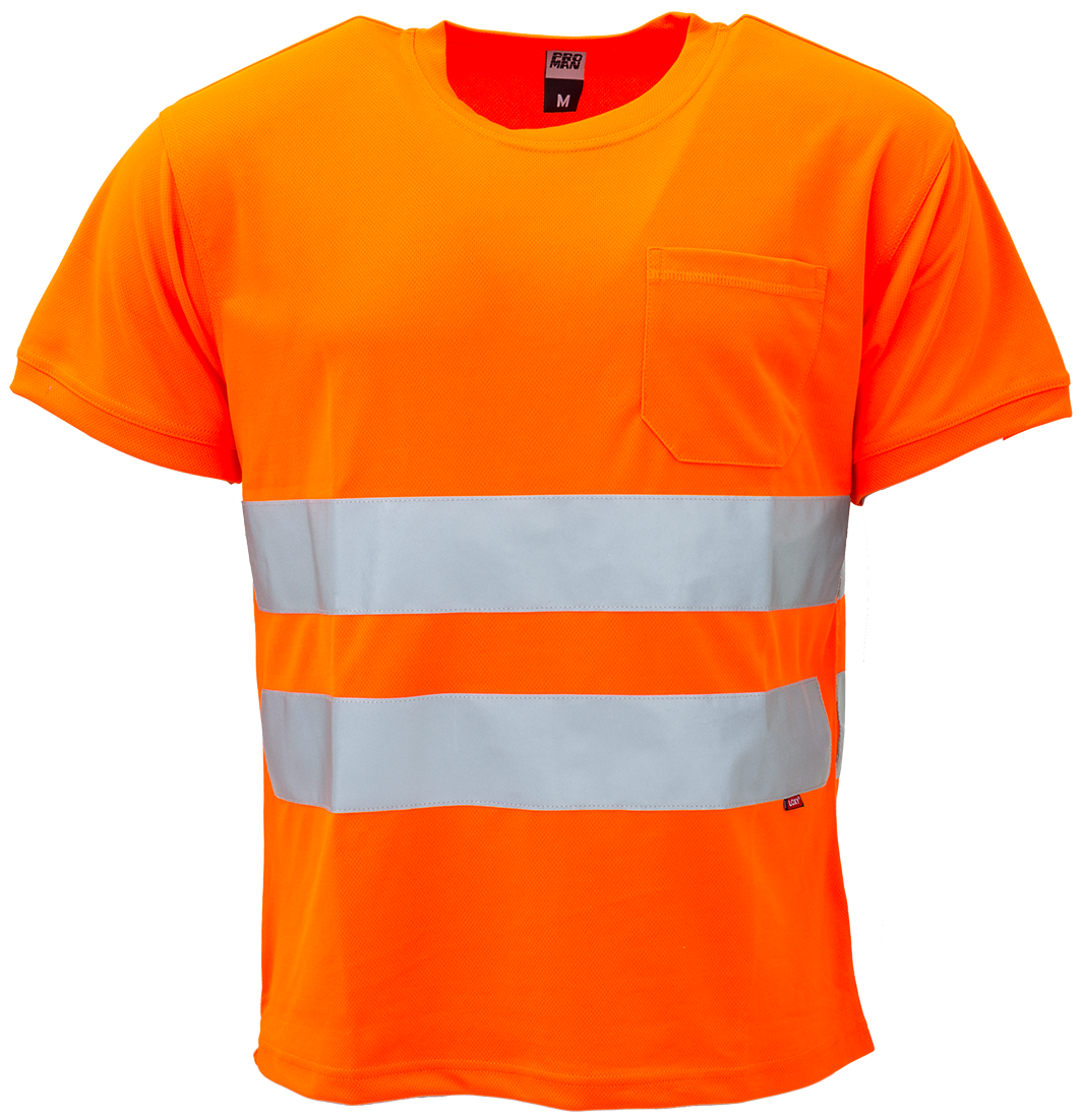 Funktions T-shirt varsel Orange 58