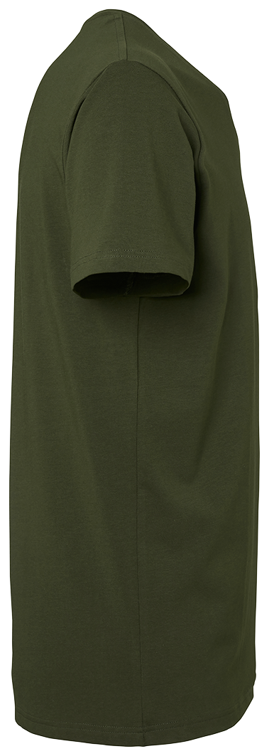 T-shirt stretch V-neck Oliv 54