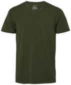 T-shirt stretch V-neck Oliv 56