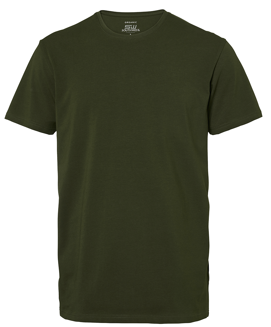 T-shirt stretch O-neck Oliv 56