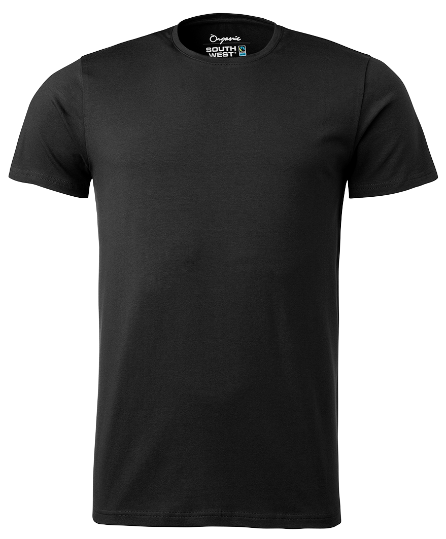 T-shirt stretch O-neck Svart 58