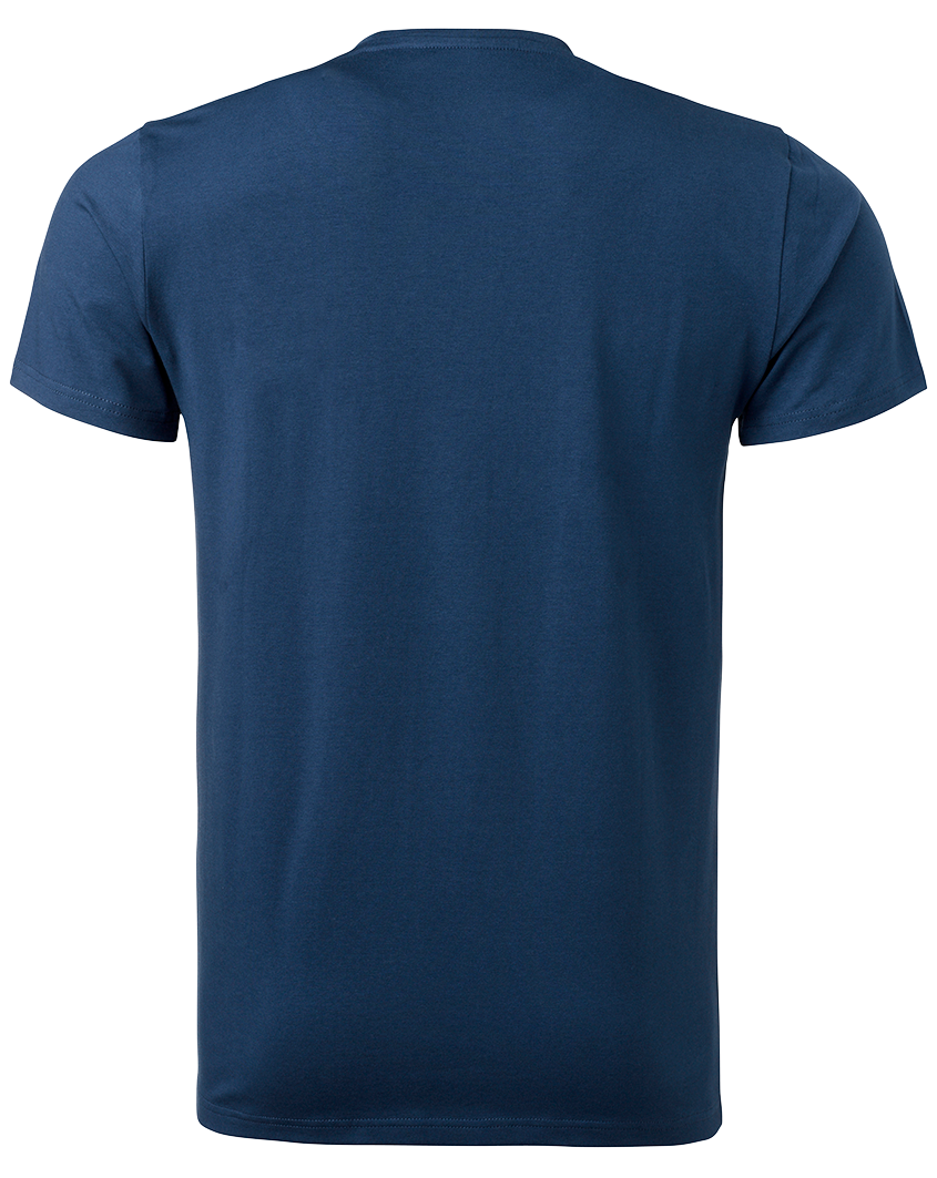 T-shirt stretch O-neck Blå 52